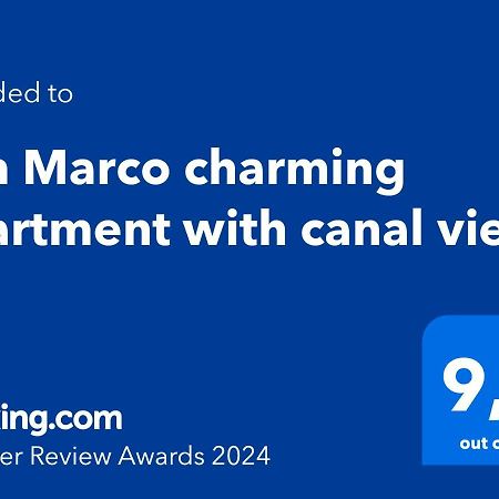 San Marco Charming Apartment With Canal View Venice Exterior photo