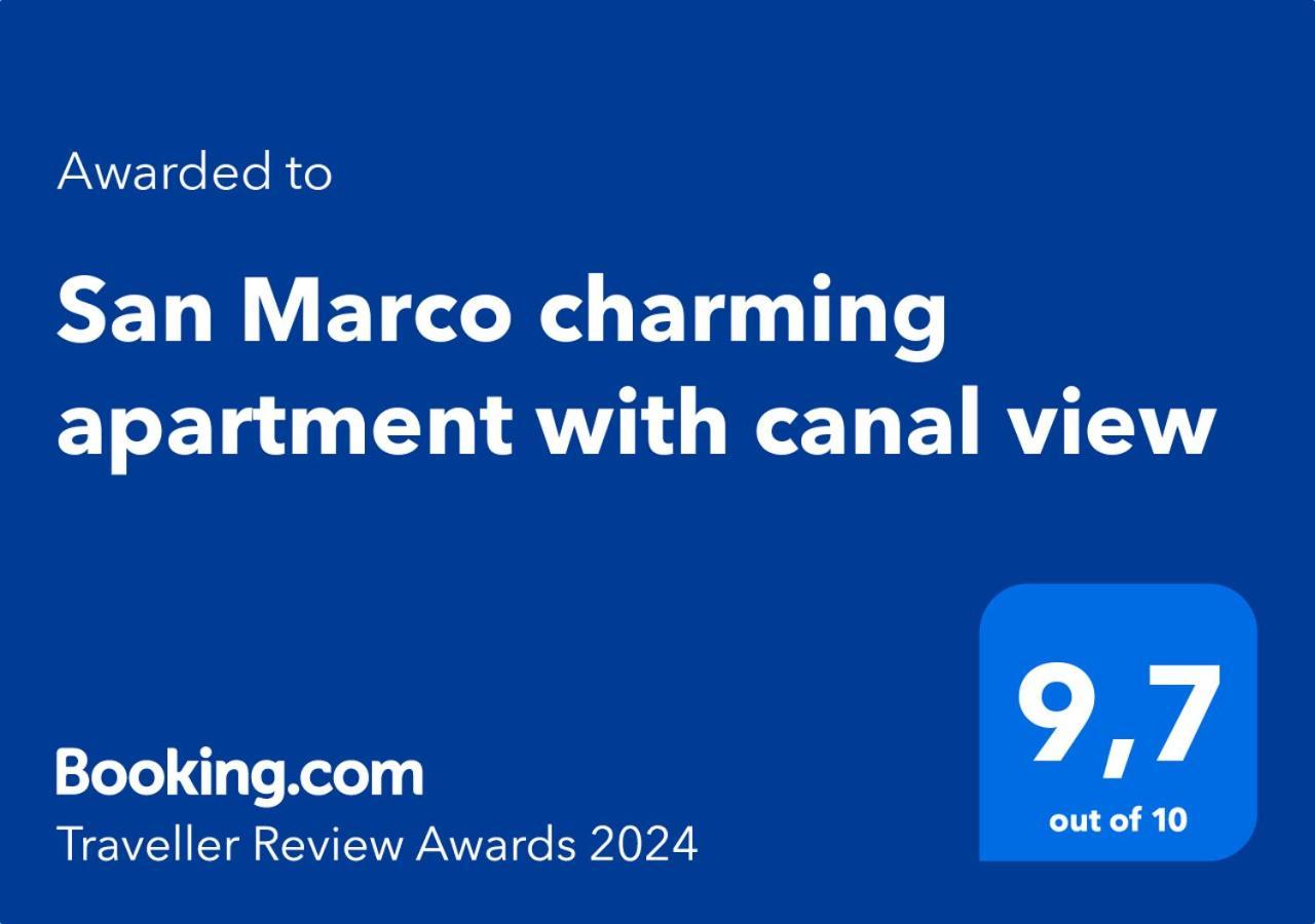 San Marco Charming Apartment With Canal View Venice Exterior photo